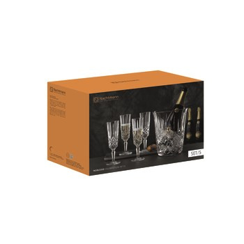 Zestaw cooler i 4 kieliszki do szampana 151ml Noblesse Nachtmann