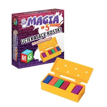 Magiczne sztuczki Magia w 5 minut - uciekające kostki