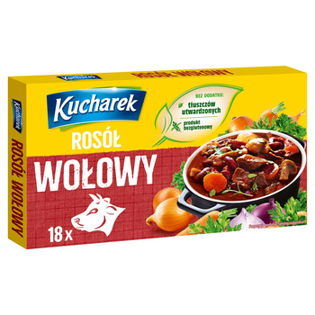 Kucharek Rosół wołowy 180 g (18 x 10 g)