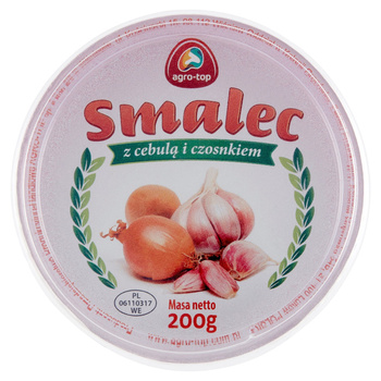 Smalec z cebulą i czosnkiem 200 g