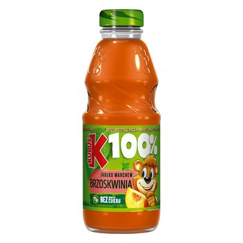 Kubuś 100% Sok jabłko marchew brzoskwinia 300 ml
