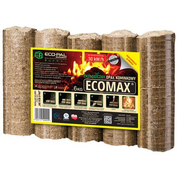 ECO-PAL ECOMAX Ekologiczny opał kominkowy Zgrzewka 6 kg