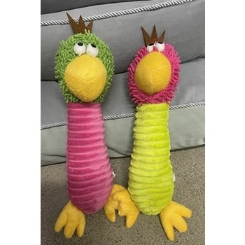 Sztruksowe zabawki z piszczałką dwa wzory Inter Point