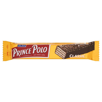 Prince Polo Classic Kruchy wafelek z kremem kakaowym oblany czekoladą 17,5 g