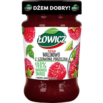 ŁOW.DŻEM MALIN.Z CZ.PORZ.280G