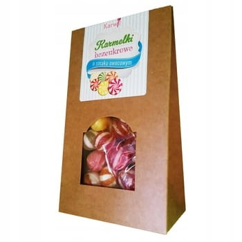 KARWIT Karmelki bezcukrowe o smaku owocowym 120g