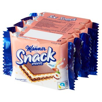 MANNER WAFLE MLECZ ORZE 5*25G