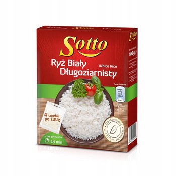 Sotto Ryż Biały Długoziarnisty 4x100g
