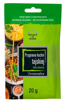 House of Asia Przyprawa kuchni tajskiej lekko pikantna 20 g
