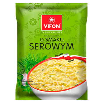 Vifon Zupa błyskawiczna o smaku serowym 65 g