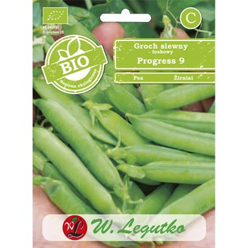 Groch siewny łuskowy Progress 9 - nasiona pomarszczone, wczesna Legutko