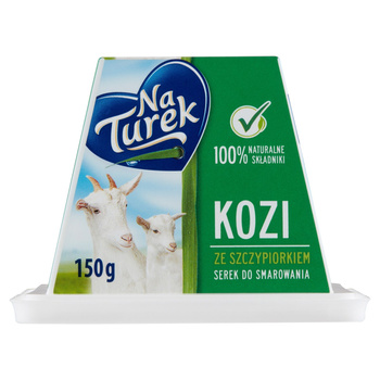 NaTurek Kozi serek do smarowania ze szczypiorkiem 150 g