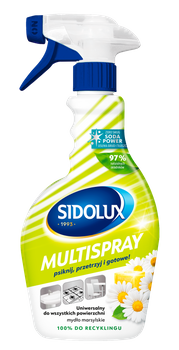 Sidolux Multispray Uniwersalny do wszystkich powierzchni mydło marsylskie 500ml