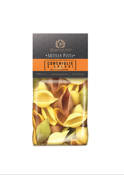 Bartolini Artisan Pasta Makaron durum 5-smakowy muszla nr 2 300 g