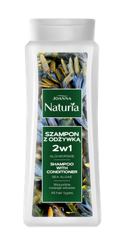 Joanna Naturia Szampon z odżywką 2w1 algi morskie 500 ml