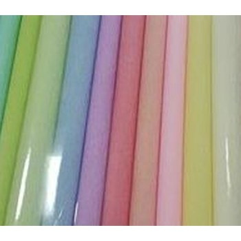 Bibuła marszczona mix kolorów pastelowych – 50cm x 200cm