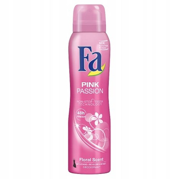 Fa Pink Passion 48 h Dezodorant w sprayu o zapachu różanym 150ml