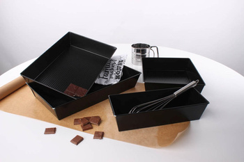 Forma blacha fakturowana 310x12x7,5cm czarna