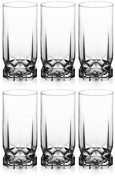 Komplet 6 szklanek 325 ml Diamond