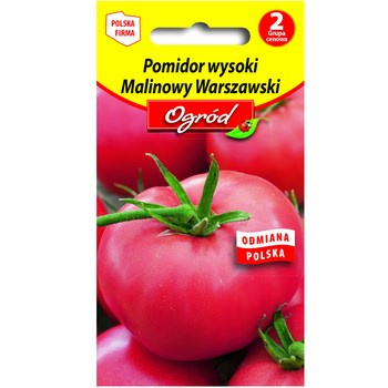 PlantiCo Pomidor wysoki Malinowy Warszawski nasiona