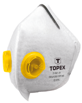 Półmaska przeciwpyłowa z 2 zaworkami FFP1