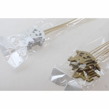 EM&EM Dekoracja drewniana na piku koń