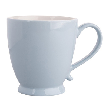 Filiżanka jumbo na stopce 400 ml Urban Kolory Ziemi niebieska odcień I Altom Design