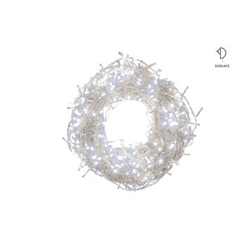 Lampki 1000 LED z zasilaczem, 25M dekoracji, na zewnątrz i do wnętrz