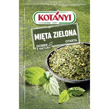 KOT.MIĘTA ZIELONA OTARTA 9G