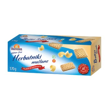 Balviten Herbatniki maślane bezglutenowe 170g