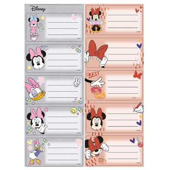 Naklejki na zeszyty Minnie Mouse