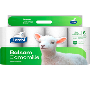 Lambi Balsam Camomille Papier toaletowy 8 rolek