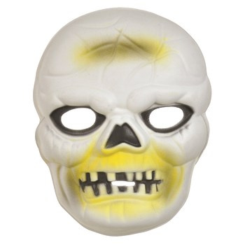Maska z plastiku, miks wzorów - czaszka, wampir, Frankenstein, diabeł