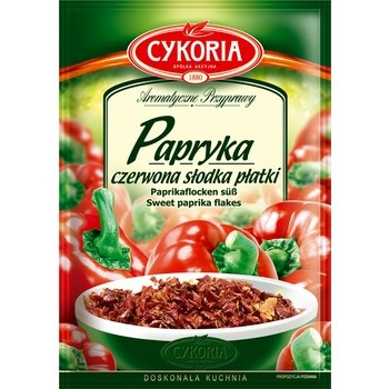 Cykoria Aromatyczne Przyprawy Papryka czerwona słodka płatki 15 g