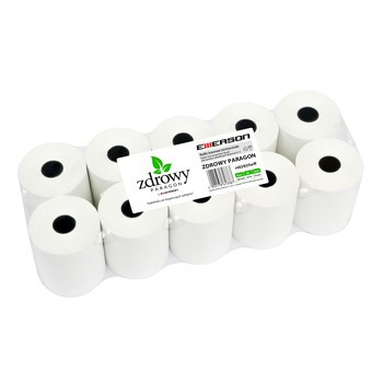 Rolka termiczna Zdrowy Paragon Emerson 28mm x 25m, zgrzewka = 10 szt., nie zawierają bisfenoli (m.in. BPA i BPS)