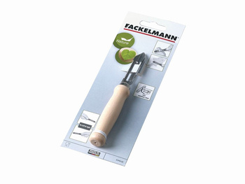 Obieraczka do jarzyn inox z drewnianą rączką