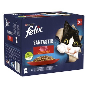 FELIX FANTASTIC MIĘSO 24X85G