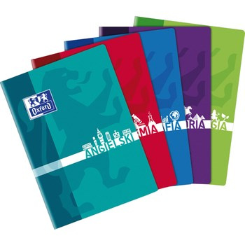 Zeszyt do języka angielskiego A5 60 kartek w kratkę Oxford