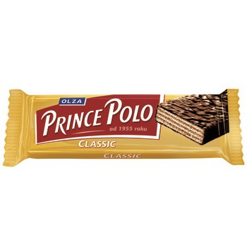 Prince Polo Classic Kruchy wafelek z kremem kakaowym oblany czekoladą 35 g