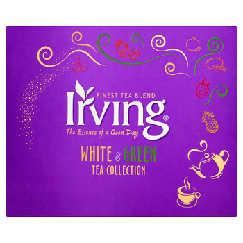 Irving Kolekcja białej i zielonej herbaty 45 g (30 torebek)