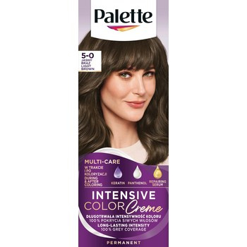 Palette Intensive Color Creme Farba do włosów w kremie 5-0 (N4) jasny brąz