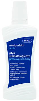 Ziaja Mintperfekt Activ Płyn stomatologiczny przeciwpróchniczy 500 ml