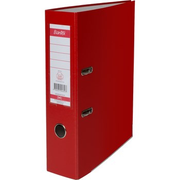 Segregator dźwigniowy Bantex 80mm czerwony