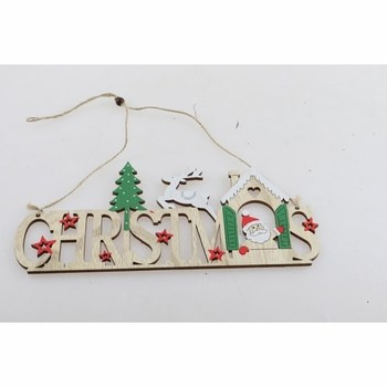 EM&EM Zawieszka drewniana napis 30cm