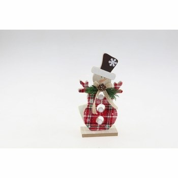 EM&EM Figurka drewniana bałwan 21cm