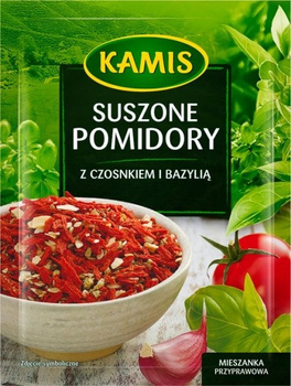 Kamis Suszone pomidory z czosnkiem i bazylią Mieszanka przyprawowa 15 g