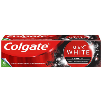 Colgate Max White Charcoal Wybielająca pasta do zębów z aktywnym węglem 75ml