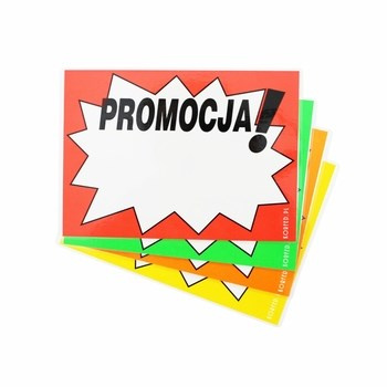 KORFED Wywieszka laminowana PROMOCJA MIX x 5 szt.