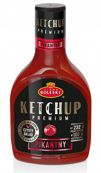 Roleski ketchup pikantny premium 465 g