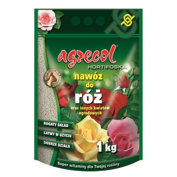 Hortifoska, nawóz do róż oraz innych kwiatów ogrodowych 1 kg Agrecol